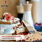 Smile - Peper en Zoutmolen Set van 2 - Zwart en Wit - Rubberhout
