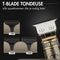 Sansbeauté® Buddha Trimmer - Draadloze T-blade Tondeuse - 3 opzetkammen - Roestvrij staal