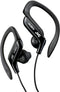 JVC HA-EB75-S - Sporthoofdtelefoon - Waterbestendig met oorclip - Zilver Zwart