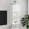 vidaXL - Tv-meubel - met - LED-verlichting - 40,5x30x90 - cm - wit