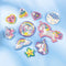 Totum Unicorn gips figuren gieten en beschilderen - knutselset 10 figuren - metallic verf