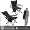 Campingstoel, inklapbare klapstoel, visstoel, lichte strandstoel, vouwstoel met rugleuning,
