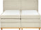 DYNASTY - Boxspringbed - Beige - 180 x 200 cm - Polyester