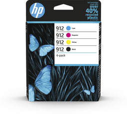 HP 912 - Inktcartridge - Cyaan Geel Magenta Zwart (150g)