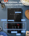 AMZCHEF - Domino Dubbele Inductiekookplaat - 2 Platen - 3300W - Sensor Touch - Zwart