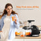 AMZCHEF Juicer Machines - Cold Press Slow Juicer