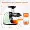 AMZCHEF - Slow Juicer - Masticating Juicer - 7 Spiral System - Reverse Function