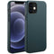 Accezz MagSafe Leather Backcover - Soft case - Krasbestendig - Donkergroen (iPhone 12 Pro)