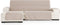 Hoes voor chaise longue met korte armleuning links Eysa SILVER Beige 100 x 110 x 240 cm
