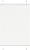 vidaXL - Plissé - rolgordijn - 90x150 - cm - stofbreedte - 89,4 - cm - polyester - wit