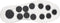 Skechers Go Walk 7 - Mia Dames Instappers - Zwart/Wit - Maat 37