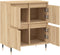 vidaXL - Dressoir - 60x35x70 - cm - bewerkt - hout - sonoma - eikenkleurig