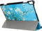 Tablet Hoes Geschikt voor Lenovo Tab P10 - Design Trifold Bookcase - Meerkleurig /Green Plants