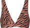 Beachlife Rose Zebra - easy fit bikinitop - soft cup - Dierenprint