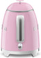 Smeg KLF05PKEU - Mini Waterkoker - 0,8L 1400W - Roze
