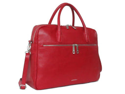 Gigi Fratelli Dames Leren Laptoptas 15 inch Romance Business ROM8002 Rood