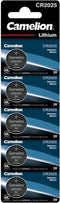 Camelion CR2025 - Lithiumbatterijen 3V - Lange levensduur - 5 stuks