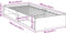 vidaXL - Slaapbank - zonder - matras - 90x190 - cm - massief - grenenhout