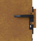vidaXL - Poort - 85x175 - cm - cortenstaal
