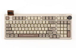 EPOMAKER RT100 - Mechanisch Draadloos Toetsenbord - 95% Indeling Flamingo Switches - Retro White