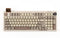 EPOMAKER RT100 - Mechanisch Draadloos Toetsenbord - 95% Indeling Flamingo Switches - Retro White