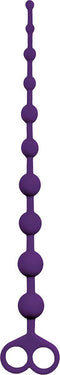 Anaal kralen snoer 33.5 cm - paars