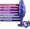 Anal Adventures Matrix - Bumped Bling Anaal Plug - Sapphire