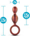 Anal Adventures Matrix - Duo Loop Anaal Plug - Koper