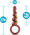Anal Adventures Matrix - Spiral Loop Anaal Plug - Koper