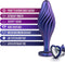 Anal Adventures Matrix - Swirling Bling Anaal Plug - Sapphire