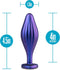 Anal Adventures Matrix - Wavy Bling Anaal Plug - Sapphire