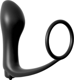 Anal Fantasy - Ass-Gasm Cockring met Vibrerende Buttplug - Altijd Garantie