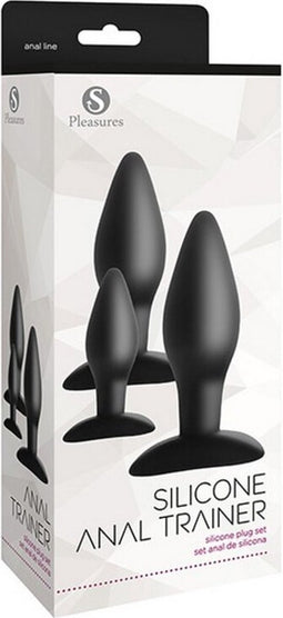 Anale Plug S Pleasures Trainer Zwart