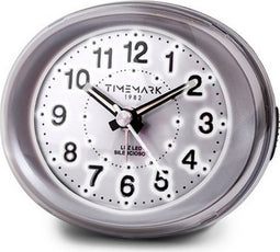 Analoge alarmklok Timemark Zilverkleurig (9 x 9 x 5,5 cm)
