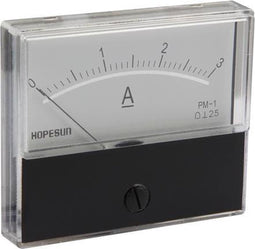 Analoge Paneelmeter Voor Dc Stroommetingen 3A Dc / 70 X 60Mm