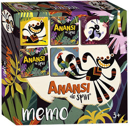 Anansi de spin memo spelletje - geheugen spel - educatief speelgoed- Bambolino Toys