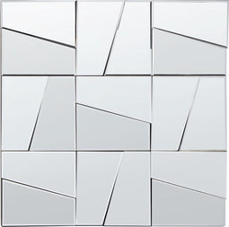 ANCEMONT - Wandspiegel - Zilver - Glas