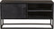 Zwart mangohouten tv meubel - tv meubel Milan 100 cm - tv kast industrieel zwart