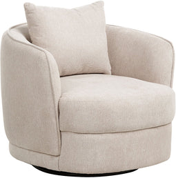 ANDALEN - Fauteuil - Beige - Polyester