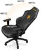 Andaseat Phantom 3 Black - Gold Gaming stoel - ultieme gamestoel - ergonomische bureaustoel - schommelfunctie tot 160° - verbreed zitkussen - goede ondersteuning van onderrug - zwart/goud