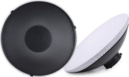 Andoer - Bowens Mount Beauty Dish - 40,6 cm - Honingraat Grid & Diffuser