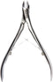 Andreia Professional Cuticle nipper - Nagelriem knipper - roetvrijstaal - Dubbele veer - 11 cm