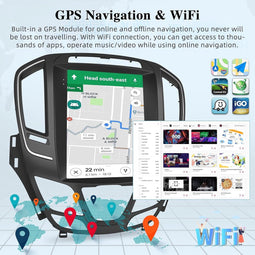 Android Autoradio voor Opel Insignia & Buick (2014-2018) - 9,7 Inch Touchscreen - 2+64G met CarPlay & Android Auto