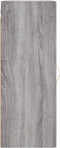 vidaXL - Hangkast - 34,5x34x90 - cm - grijs - sonoma - eikenkleurig