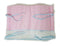 ANEL - hoofdbeschermer klein - geruit - met safety vent. - Roze - 180x30cm
