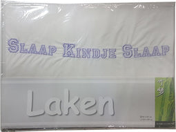 ANEL - lakentje - Tekst: Slaap kindje slaap - Formaat: 80x100cm