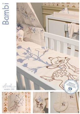 ANEL - Wieglaken - Model: Disney Bambi - incl. sloopje - Formaat: 80x100cm