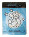 ANEL - wieglaken - Model: Snoopy - Kleur: Wit met lime paspel - Formaat: 80x100cm