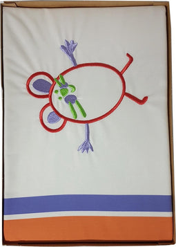 ANEL - wieglakentje - Model: Muisje - Formaat: 80x100cm