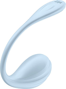 Satisfyer Smooth Petal - G-spot vibrator met app - Ergonomisch en watervast - Lichtblauw